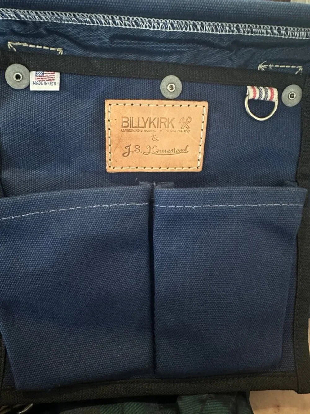 BillyKirk x J.S. Homestead carryall duffel weekender bag